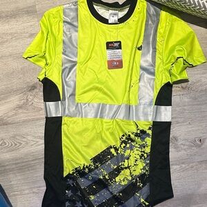 🌲 3 pcs construction men’s Neon Yellow Safety Shirt